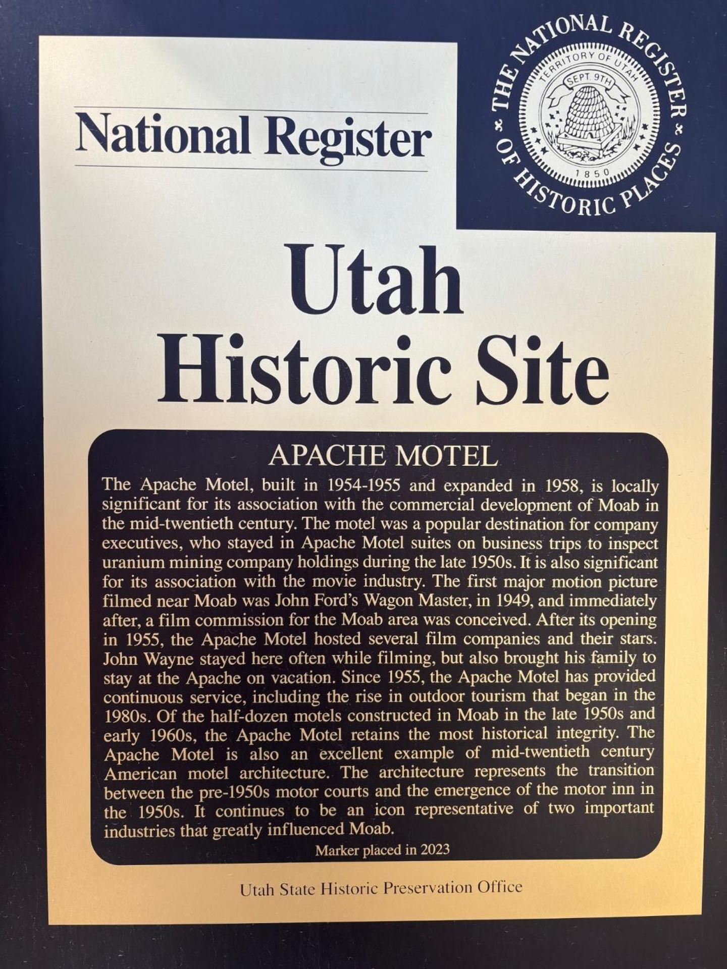 Apache Motel Moab Exterior photo